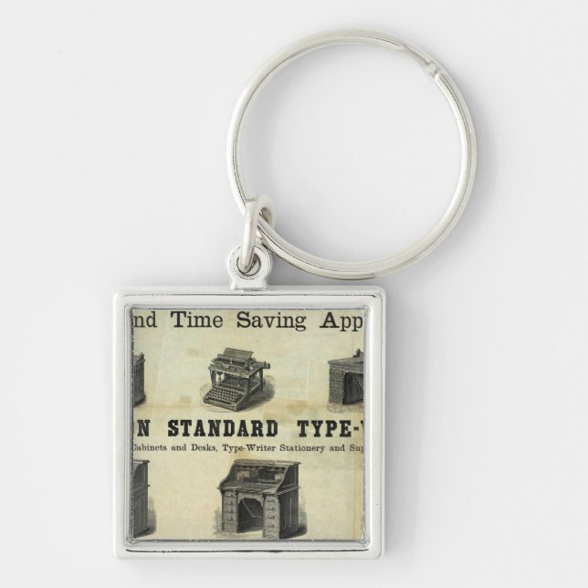 Chaveiro Anúncio com Mapa de Guia (Frente)