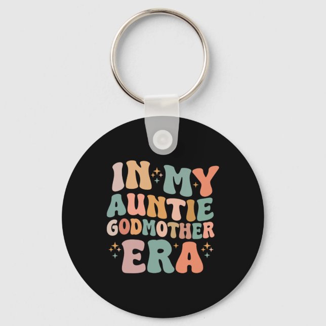 Chaveiro Anúncio da Minha Era de Tia Madrinha Para Mãe (Frente)