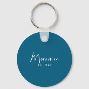 Chaveiro Anúncio de Bebê Mommie Est Ilustração da Mommie