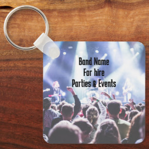Chaveiro Anúncio de código QR de músico de banda