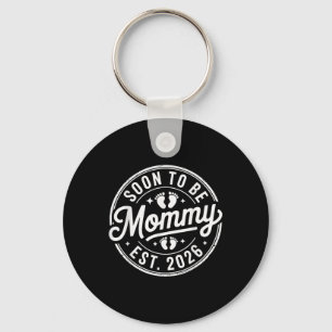 Chaveiro Anúncio de Novo Membro da Família - Em Breve Mamãe