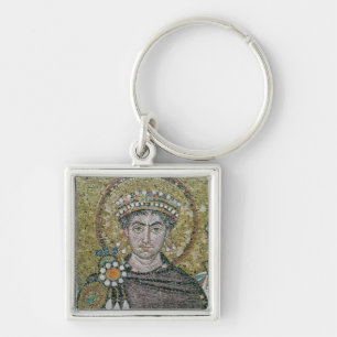 Chaveiro ANÚNCIO justiniano do imperador I c.547