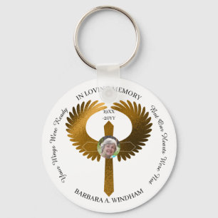 Chaveiro Ao Amar a Memória Foto Mantendo o Saque Cruzado c