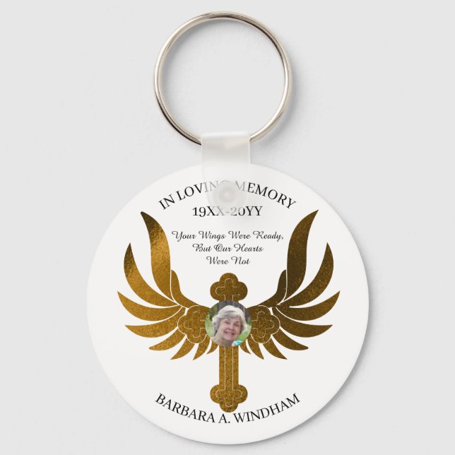 Chaveiro Ao Amar Memória Foto Keepsasasasasasasasaem Cruzad (Frente)