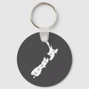 Chaveiro Aotearoa Nova Zelândia Com Kiwi Whanau Maori 