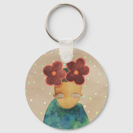 Chaveiro Apaixonado pelas flores