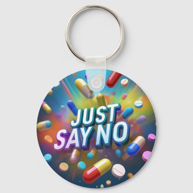 Chaveiro Apenas Diga Não A Drogas (Frente)