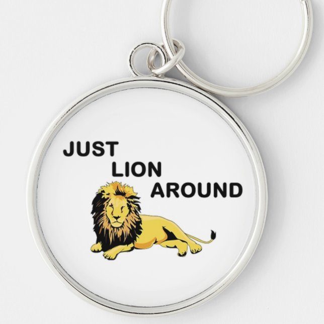 CHAVEIRO APENAS LION POR AÍ (Frente)