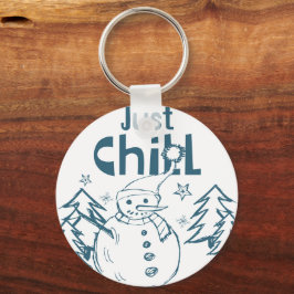 Chaveiro Apenas Relaxe Natal Divertido