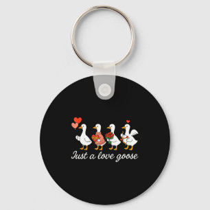 Chaveiro Apenas Um Ganso De Amor Pato De São Valentão Ganso