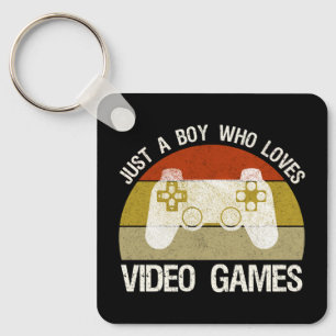 Chaveiro Apenas um garoto que ama videogames