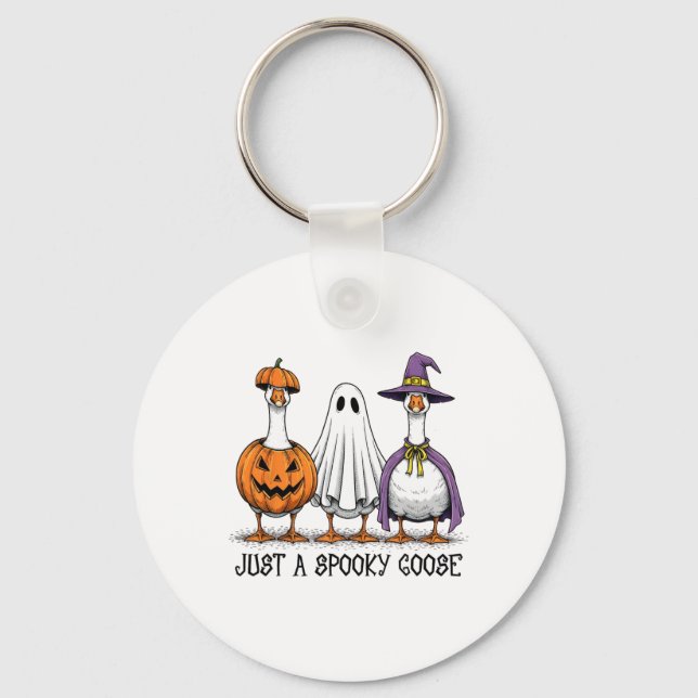 Chaveiro Apenas Um Pumpkin De Bruxa Fantasma Do Halloween (Frente)