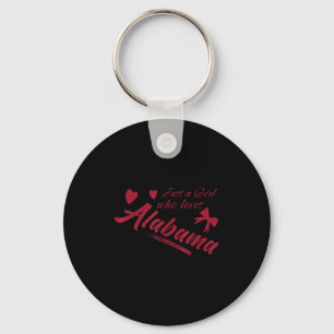 Chaveiro Apenas Uma Garota Que Ama Alabama, Mulheres E Meni