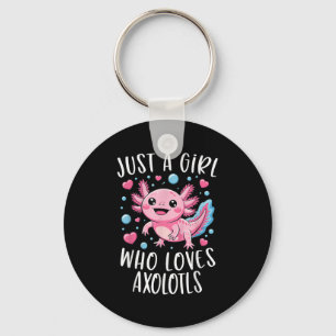 Chaveiro Apenas Uma Garota Que Ama Axolotes Axolote Kawaii