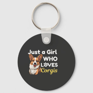 Chaveiro Apenas uma Garota que Ama Corgis