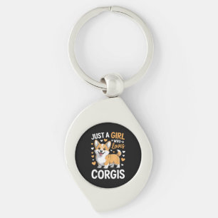 Chaveiro Apenas Uma Garota Que Ama Corgis