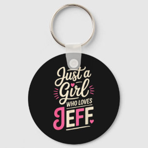 Chaveiro Apenas uma garota que ama jeff