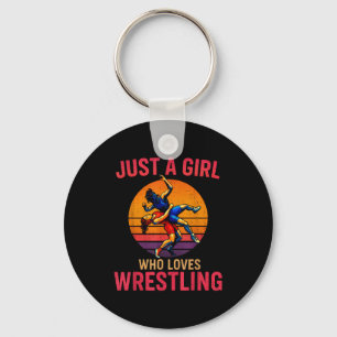Chaveiro Apenas Uma Garota Que Ama Luta Livre Wrestler Dive