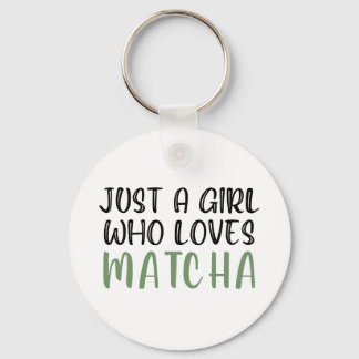 Chaveiro Apenas uma garota que ama matcha