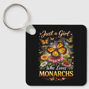 Chaveiro Apenas uma Garota que Ama Monarcas