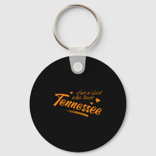 Chaveiro Apenas Uma Garota Que Ama Tennessee, Mulheres Fofo