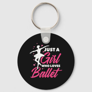 Chaveiro Apenas Uma Menina Que Ama A Dança Do Balé