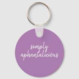 Chaveiro Aphantasia Fonte Simplesmente Aphantalicious Branc