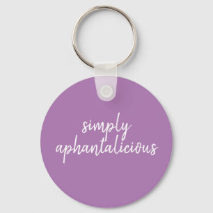 Chaveiro Aphantasia Fonte Simplesmente Aphantalicious Branc