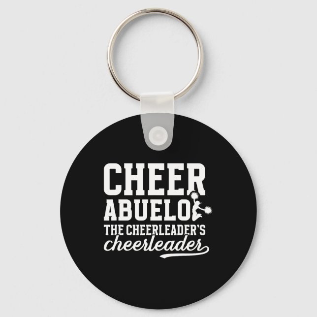 Chaveiro Aplaudir Avô Engraçado Cheerleading Avô Cheerleade (Frente)