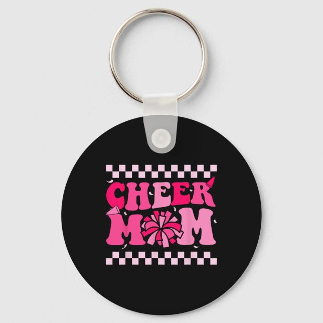 Chaveiro Aplaudir Mãe Cheerleading Cheerleader Mamãe Mulher (Frente)