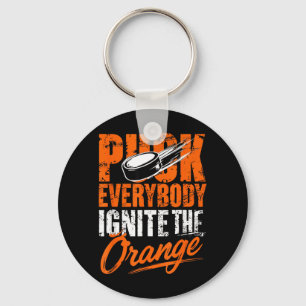 Chaveiro Aplicador de Hockey Laranja Esporte de Hockey Engr