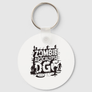 Chaveiro Apocalipse Zumbi Dgc Divertido Amante de Disc Golf