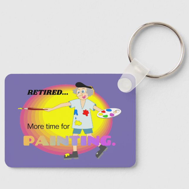 Chaveiro Aposentado... Mais tempo para a pintura, (Frente)