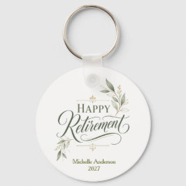Chaveiro Aposentadoria Feliz Nome Personalizado