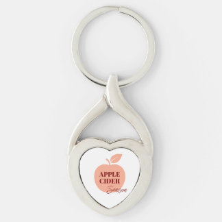 Chaveiro Apple Cider Metal Keychain
