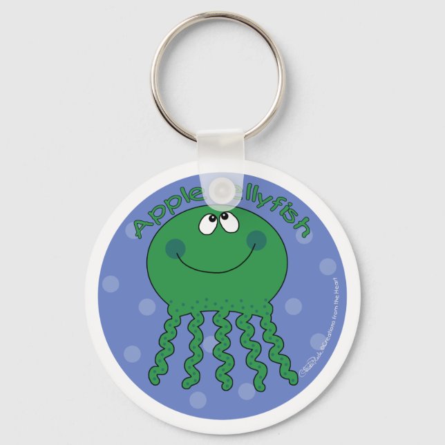 Chaveiro Apple Jellyfish (Frente)