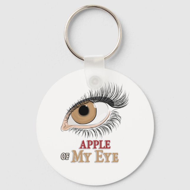 Chaveiro Apple of My Eyelashes Art (Frente)