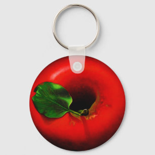 Chaveiro Apple vermelho projeta