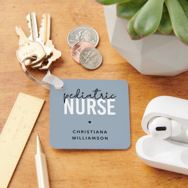 Chaveiro Apreciação de Enfermeiros Pediátricos Personalizad (Mesa)