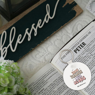 Chaveiro Apreciação personalizada dos professores de retro-