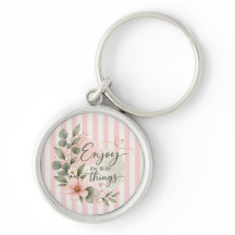 Apreciem as Pequenas Coisas Rosa Floral Botânica C