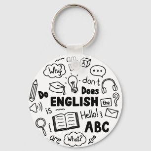 Chaveiro Aprendizado de Inglês com Design de Expressão Uma