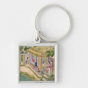 Chaveiro Aprendizagem sobre bichos-da-seda