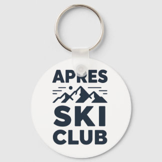 Chaveiro Apres Ski Club Mountain Logo - Custom Mens Winter 