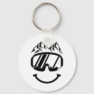 Chaveiro Apres Ski Snowboard Snowmobile Engraçado Esquiando