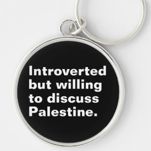 Chaveiro Apresentado mas disposto a discutir a Palestina