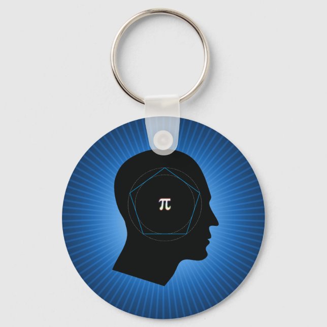 Chaveiro Aproximação de Pi Arquimedes (Frente)