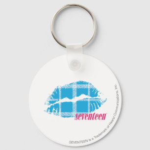 Chaveiro Aqua da xadrez