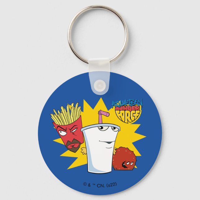 Chaveiro Aqua Teen Hunger Force Explosive Graphic (Frente)
