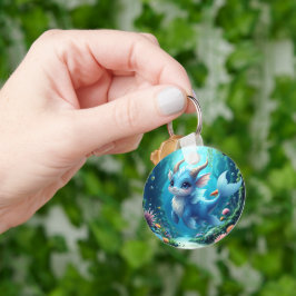 Chaveiro Aqualumi – Guardião dos Sonhos de Coral. 